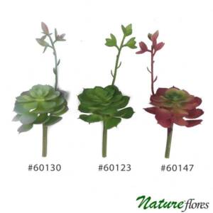 Rosa-de-Pedra Suculenta Artificial com broto (12cm)