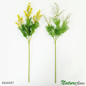 Acacia Galho Flor Artificial (70cm)