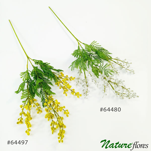 Acacia Galho Flor Artificial (70cm) - Imagem 2