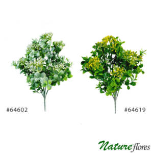 Folhagem com Frutinha Buquê Artificial (32cm)