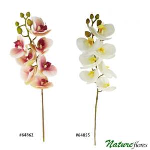 Orquídea Siliconada Galho Artificial 7FL (72cm)