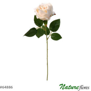 Rosa Aveludada Galho Artificial (50cm)