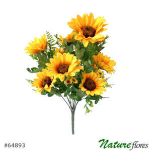 Buquê de Girassol Flor Artificial 10H (45cm)