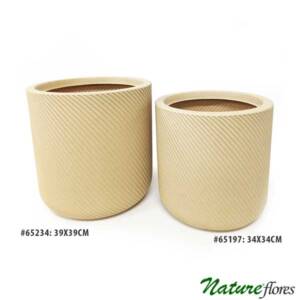 Vaso Poli Cilindro Areia