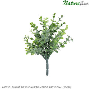 Buquê de Eucalipto Verde Artificial (20cm)
