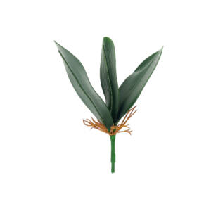Folha de Orquídea Borboleta 3 Folhas (23cm)