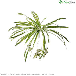 Clorofito Variegata Folhagem Artificial (60cm)