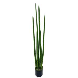 Rabo de Tatu artificial 10 Hastes no pote (1,30m) - Verde