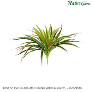 Buquê Arbusto Dracena Artificial (32cm) - mesclado