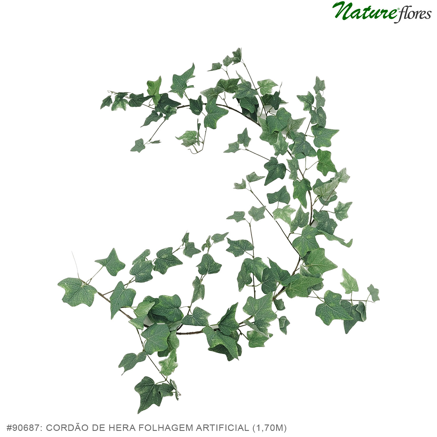 Cordão de Hera Folhagem Artificial (1,70m)