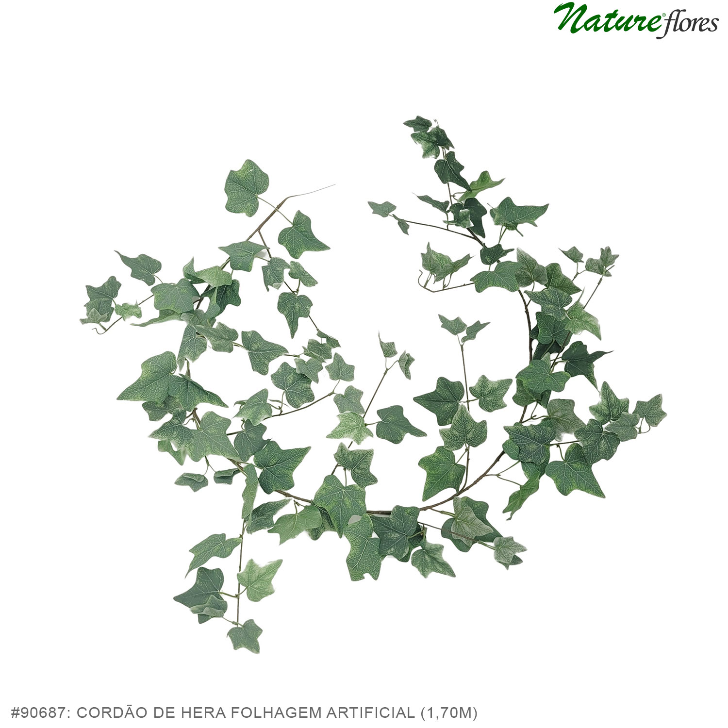 Cordão de Hera Folhagem Artificial (1,70m) - Imagem 2