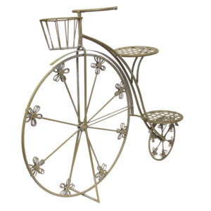 Bicicleta Flores Suporte de Plantas em Metal (72cm)
