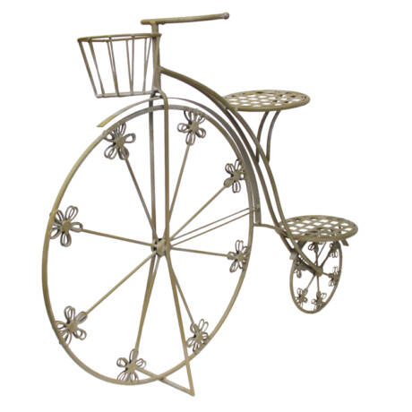 Bicicleta Flores Suporte de Plantas em Metal (72cm)