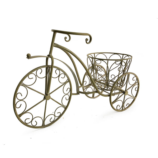 Bicicleta Paris Suporte de Plantas em Metal (41cm) - Imagem 4