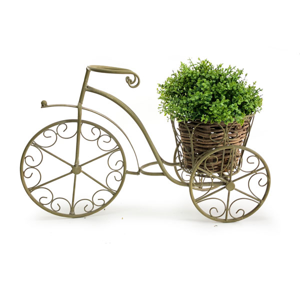 Bicicleta Paris Suporte de Plantas em Metal (41cm) - Imagem 2