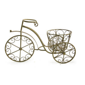 Bicicleta Paris Suporte de Plantas em Metal (41cm)