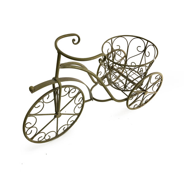 Bicicleta Paris Suporte de Plantas em Metal (41cm) - Imagem 3