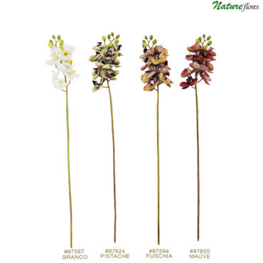 Orquídea Mini Flor Artificial (50cm)