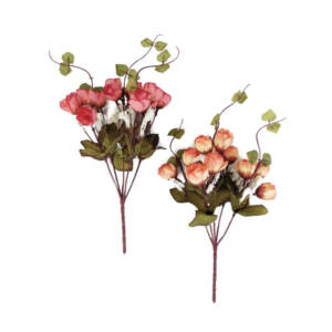 Begônia Mini Buquê Flor Artificial (28cm)