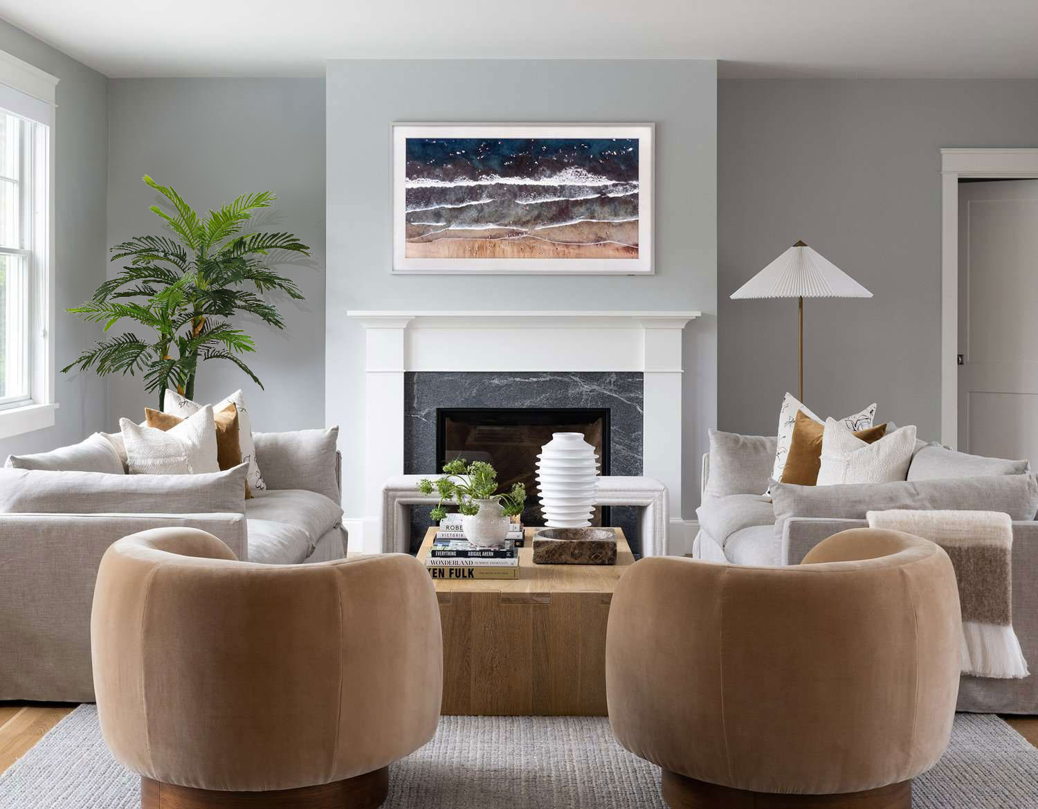 Palmeira Areca 3 Troncos Árvore Artificial (1,80m) - Imagem 2