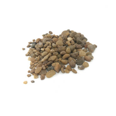 Pedra Ornamental Marrom VI para Forração - 1kg