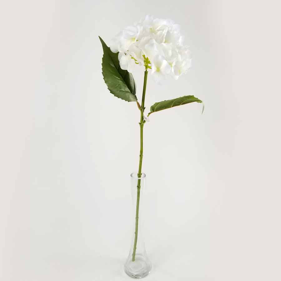 Galho de Hortênsia em Silicone Flor Artificial (65cm) - Imagem 3