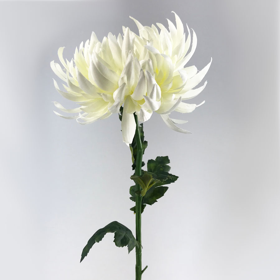 Crisantemo Branco Artificial (62cm) - Imagem 2