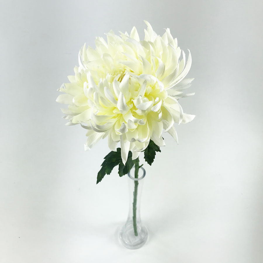 Crisantemo Branco Artificial (62cm) - Imagem 3