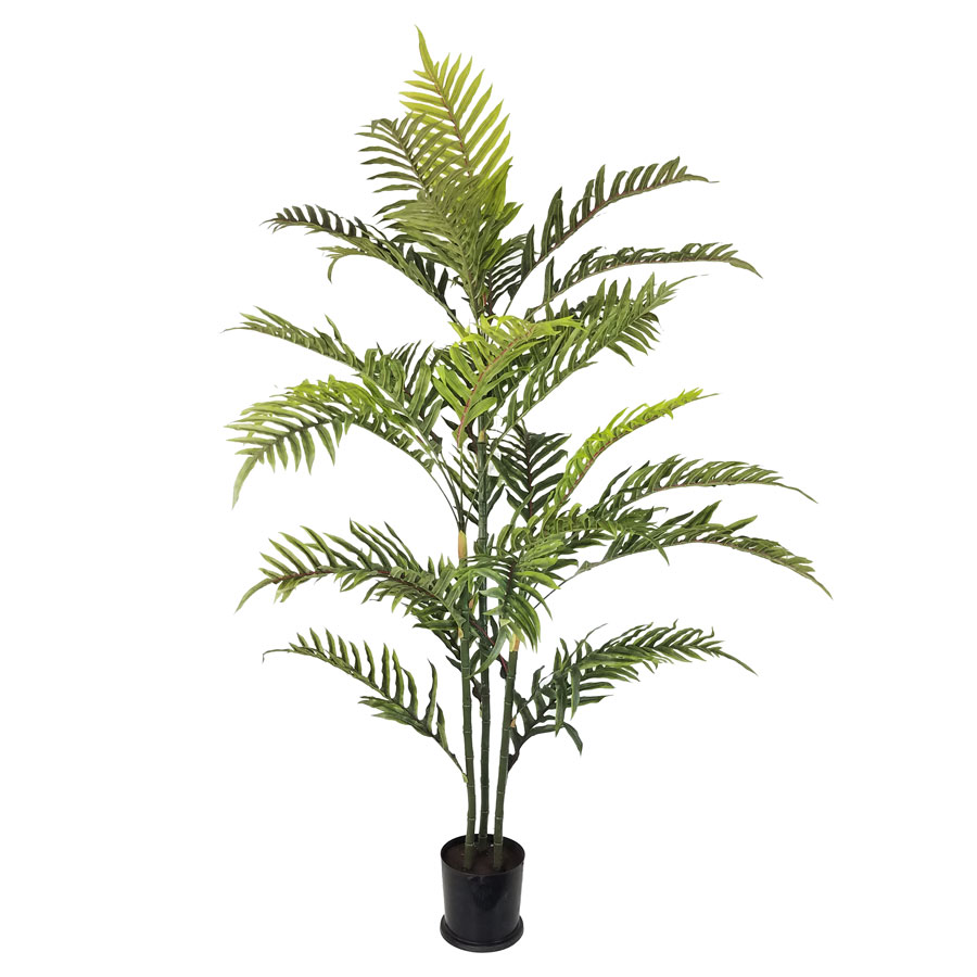 Palmeira Areca Crespa Artificial em Pote (1,90m)