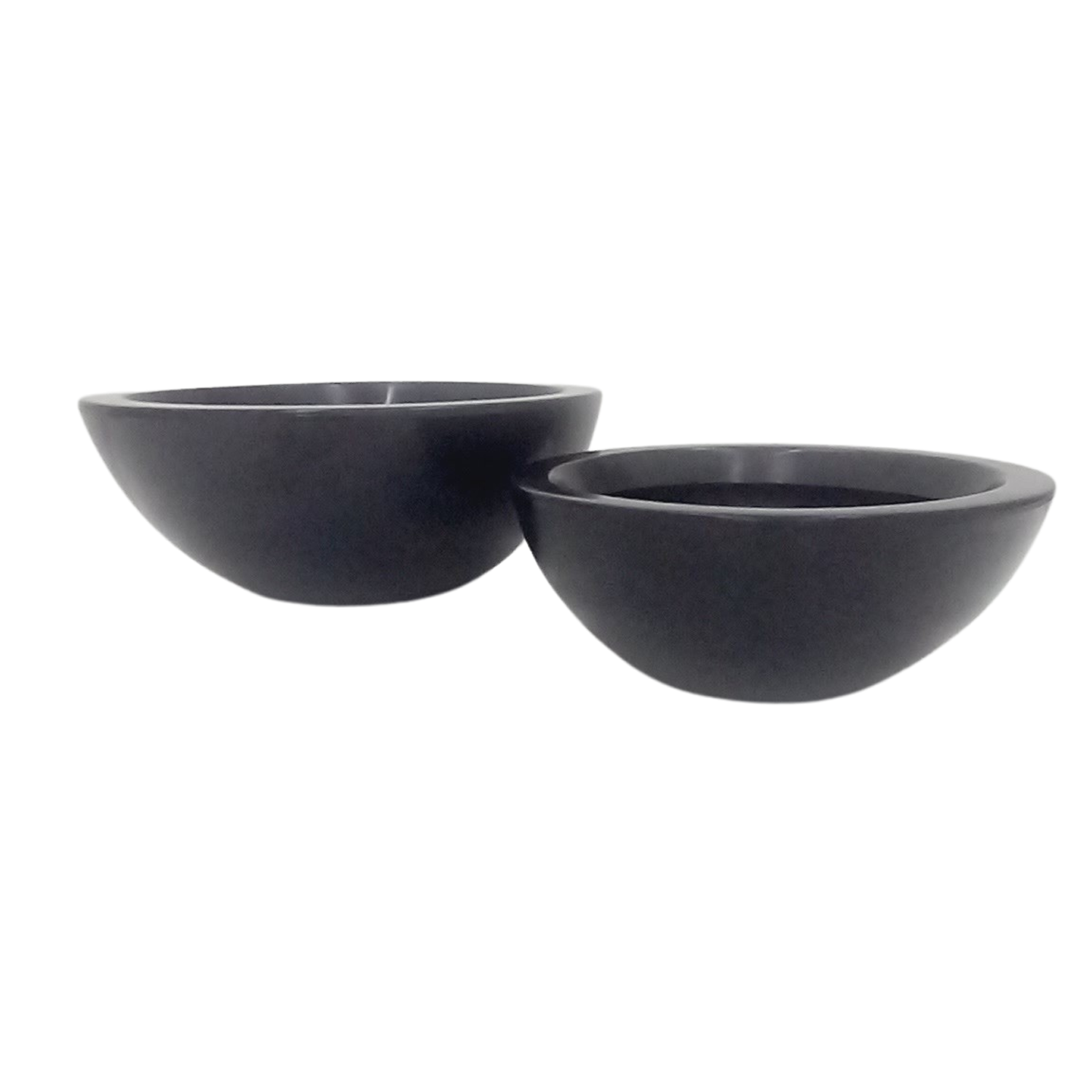 Vaso Pérola Bacia Preto (26-33cm) - Imagem 2