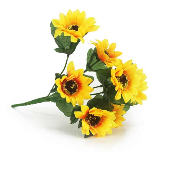Girassol Buquê Artificial 7F (30cm) - Imagem 2