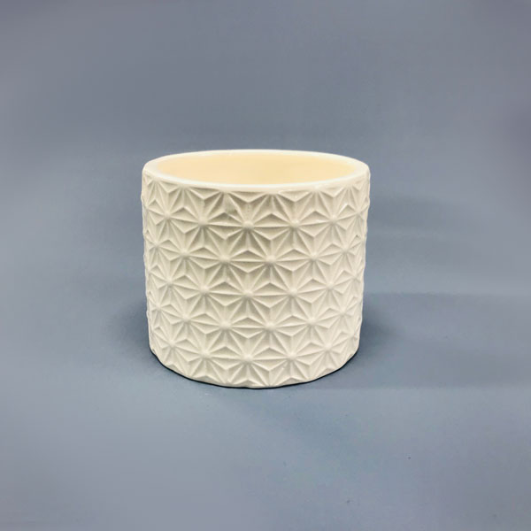 Vaso Kasa Branco em Cerâmica (10x8,5cm) - Imagem 6