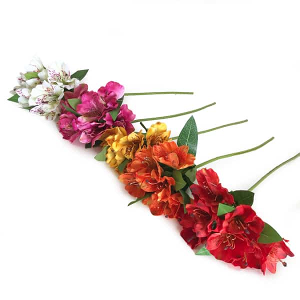 Astromélia Galho Flor Artificial (47cm) - Imagem 3