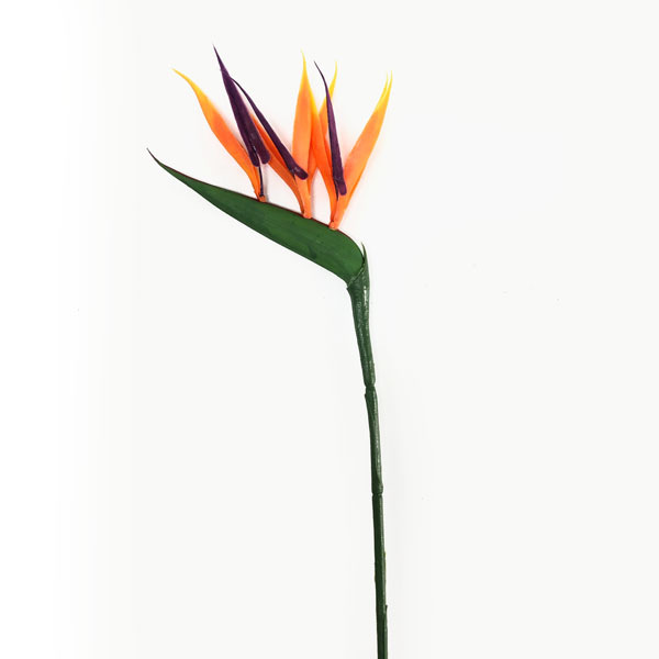 Galho de Strelitzia Artificial (66cm) - laranja - Imagem 2