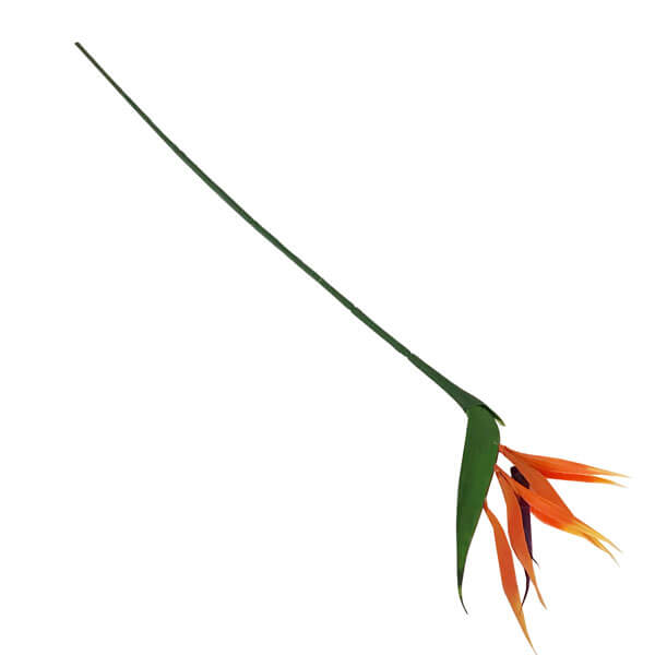 Galho de Strelitzia Artificial (66cm) - laranja - Imagem 5