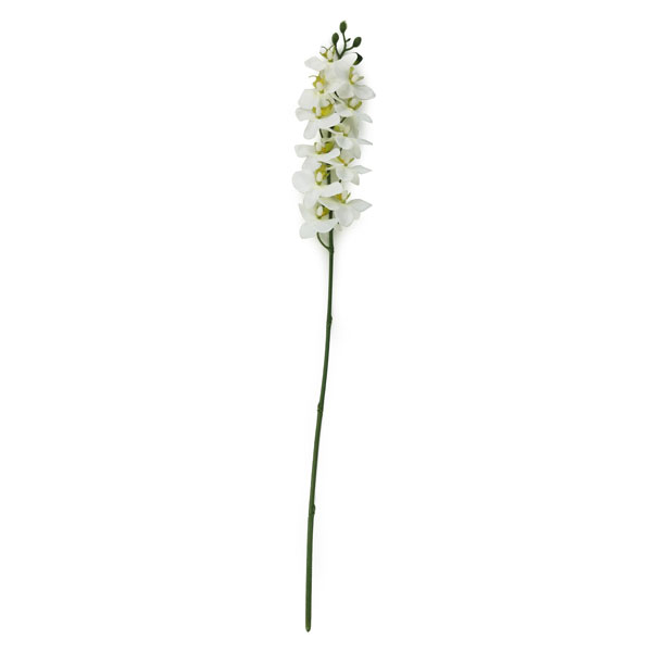 Orquídea Cattleya Branca Galho Artificial (67cm)