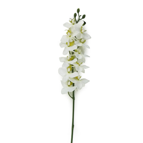 Orquídea Cattleya Branca Galho Artificial (67cm) - Imagem 3