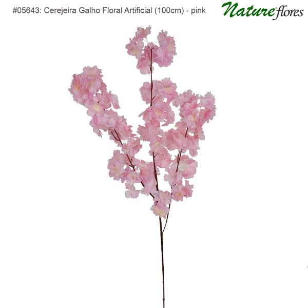 Cerejeira Galho Floral Artificial (100cm) - Imagem 2
