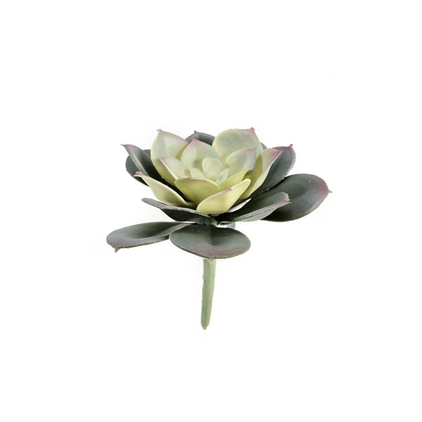 Rosa de Pedra Suculenta Artificial (11cm) - Imagem 5