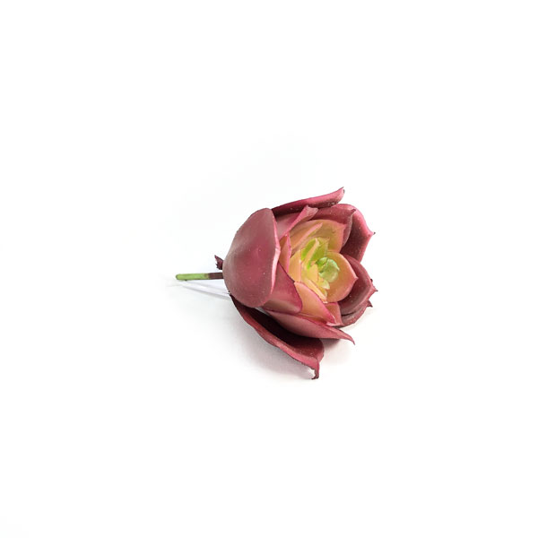Rosa de Pedra Suculenta Artificial Mini (7cm) - Imagem 2