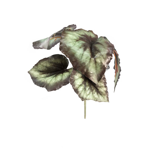 Begônia Rex Arbusto Artificial (28cm) - Imagem 3