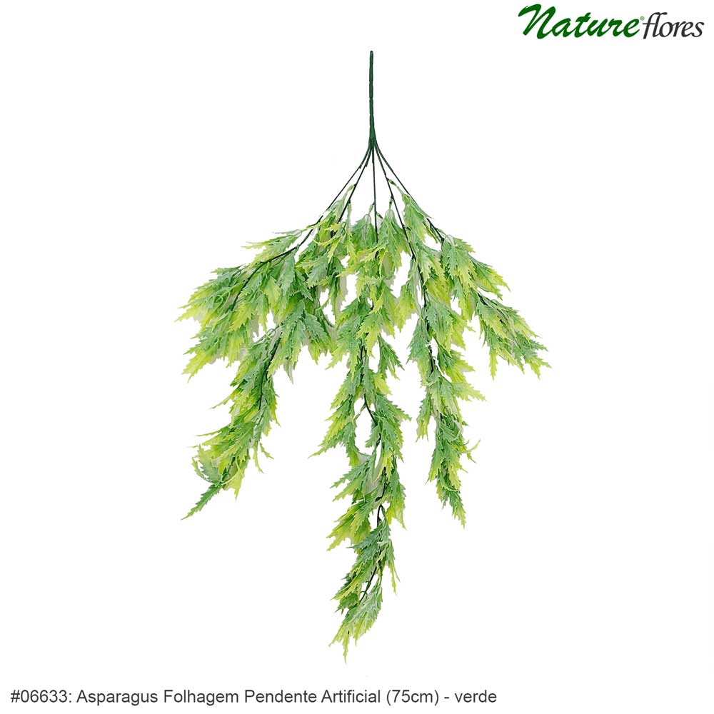 Asparagus Folhagem Pendente Artificial (75cm) - Imagem 6