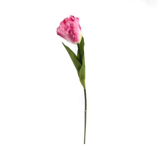 Tulipa Crespa Galho Flor Artificial (57cm) - Imagem 2