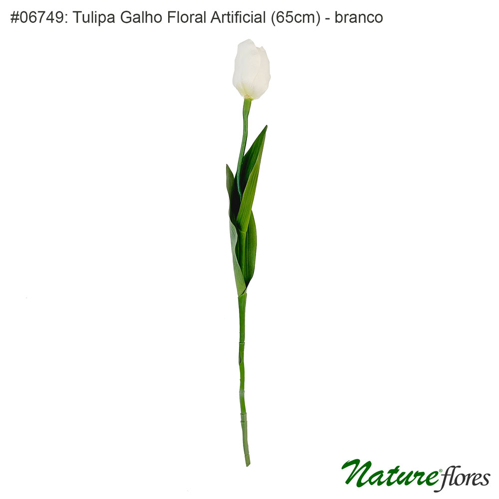 Tulipa Galho Floral Artificial (65cm) - Imagem 4