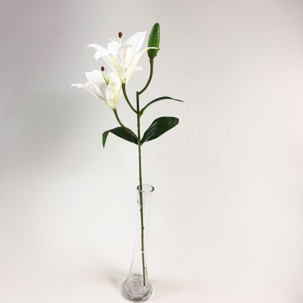 Lírio Galho Artificial em Silicone 2F (65cm) - Imagem 4