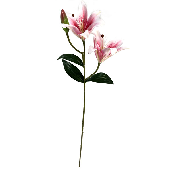 Lírio Galho Artificial em Silicone 2F (65cm) - Imagem 6