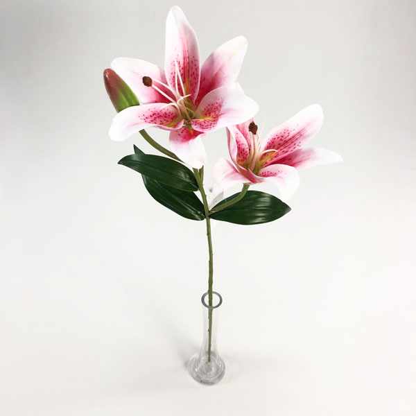 Lírio Galho Artificial em Silicone 2F (65cm) - Imagem 7