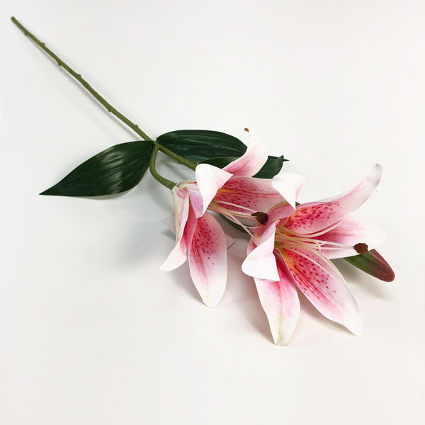 Lírio Galho Artificial em Silicone 2F (65cm) - Imagem 8