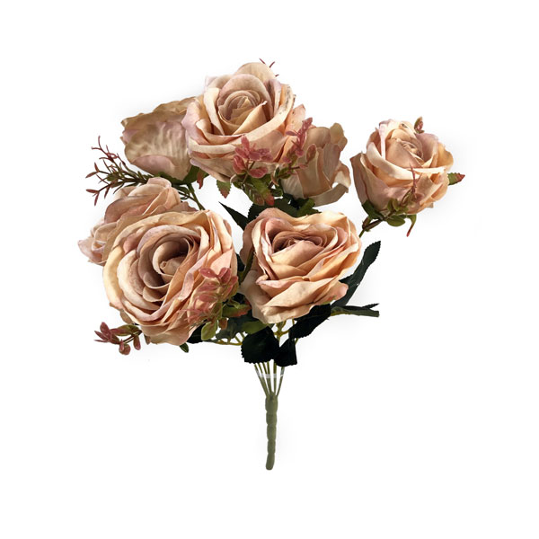 Rosa Lincoln Buquê Floral Artificial 7H (45cm) - Imagem 13
