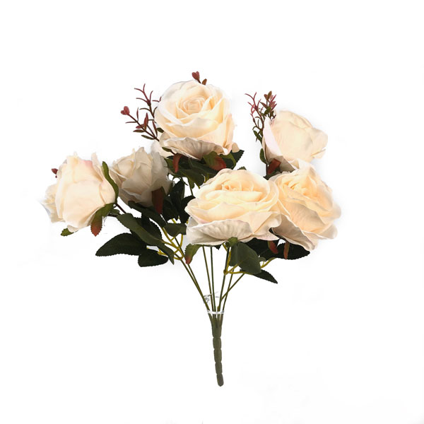 Rosa Lincoln Buquê Floral Artificial 7H (45cm) - Imagem 14